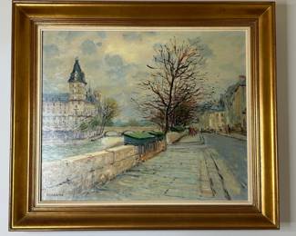 Landscape Oil Painting Signed