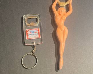 Budweiser & Figural Bottle Openers Vtg