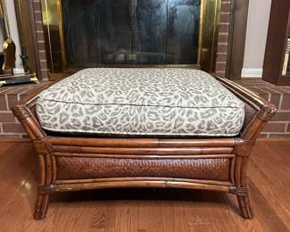 Rattan Ottoman