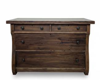 Dark Wood Empire Style Dresser