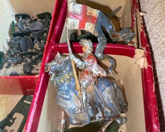 Vintage Britains Knights and Medieval Figurines Assortment
