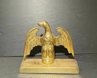 Virginia Metalcrafters Brass Eagle Bookends