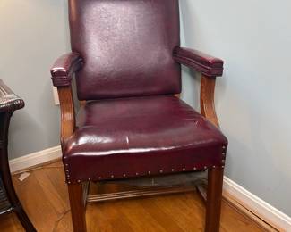 Vintage Leather Armchair Carolina Spring