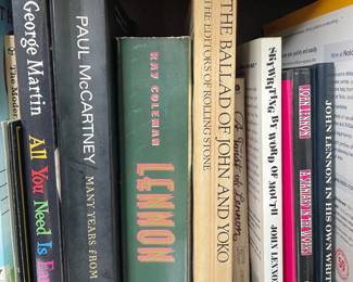 Collection of Books on The Beatles and John Lennon, including works by Lennon himself