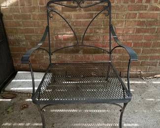 Wrought Iron Garden Chair