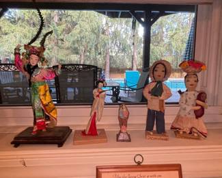 Collection of International Folk Art Dolls
