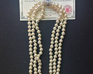 Camrose & Kross Jacqueline Bouvier Kennedy Pearl Necklace