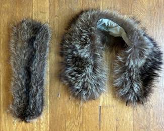 Vintage Fur Stole and Matching Cuff