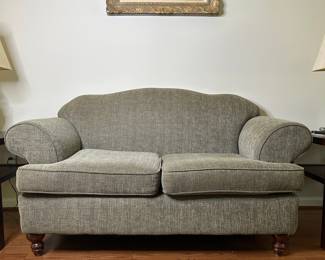 Transitional Style Loveseat