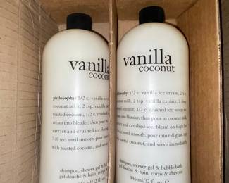 Philosophy Vanilla Coconut Shampoo, Shower Gel & Bubble Bath
