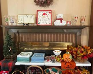 Christmas and Fall Decorative Items