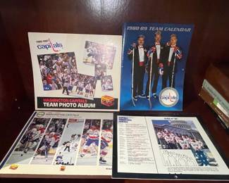 Washington Capitals Team Photo Album and 1988-89 Team Calendar