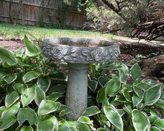 Cast Stone Bird Bath