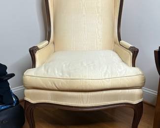 French Provincial Wingback Armchair