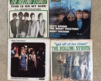 The Rolling Stones 7" Vinyl Singles Collection (4 Records)
