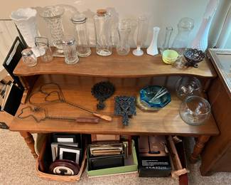 Vintage colonial-style coffee table.