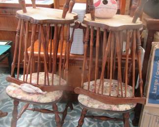 Four matching chairs