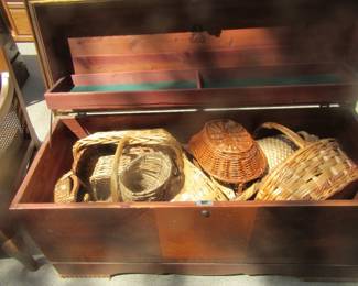 Just a few of the baskets being offered/