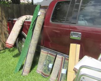 Rugs and carpets, all sizes.