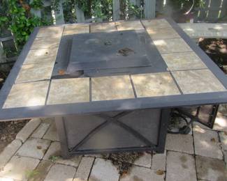 Very nice outdoor fire pit.