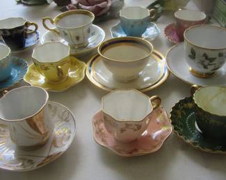 Demitasse cups and saucers