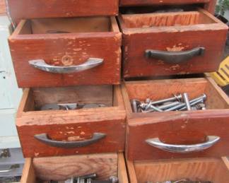 Nuts and bolts - selling by the cabinet only