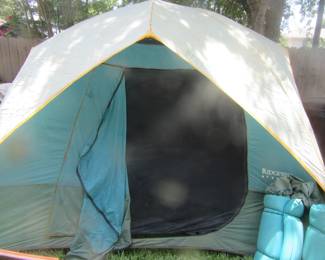 Front door of 10x10 tent