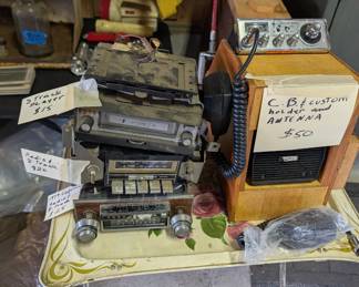 8 Track Radios, C.B. , holder, Anntenna