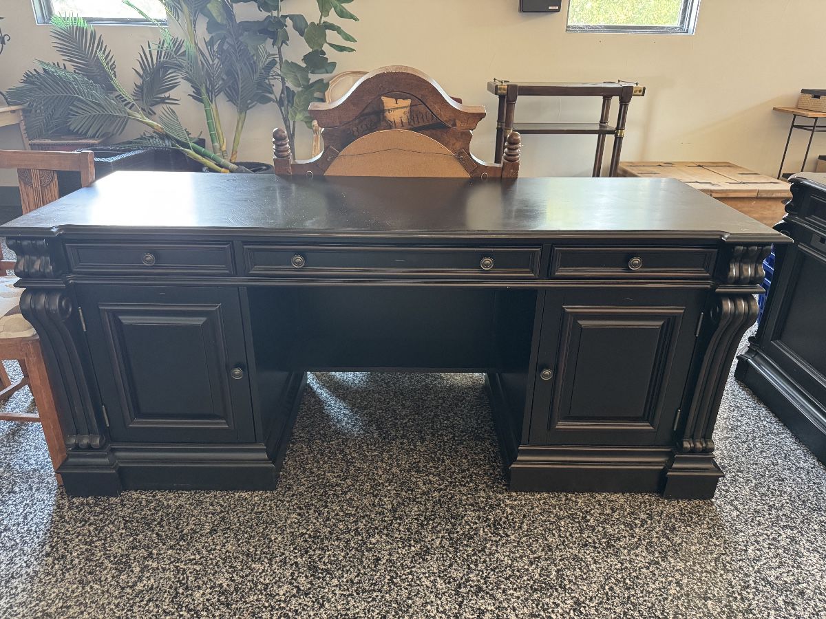 wooden desk
