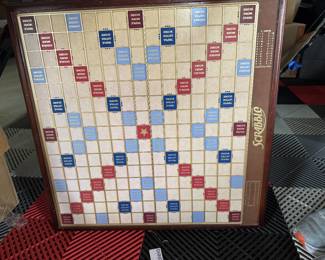 antique scrabble board