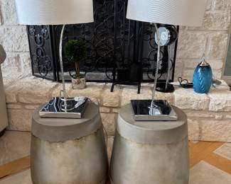 Nightstands with lamps