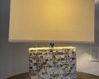 Pearl lamps with shades