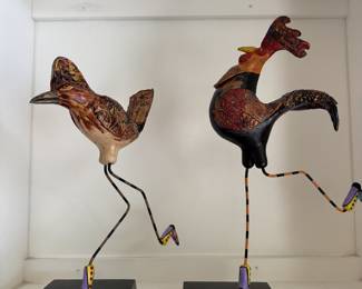 Banty Roosters by Steven McGoveny