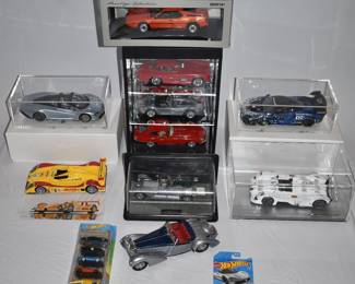 High end die cast car collection