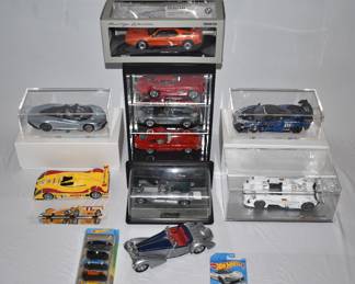 High end die cast car collection