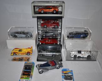 High end die cast car collection