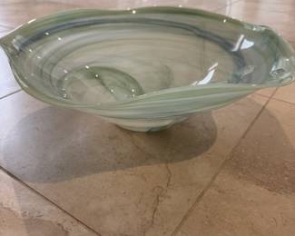 blown glass bowl high end