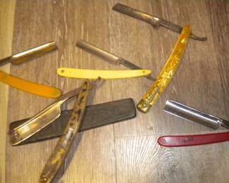 Antique straight razors