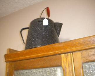 Enamelware coffee pot