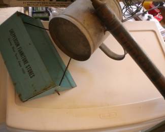 Old dust pan and insect sprayer