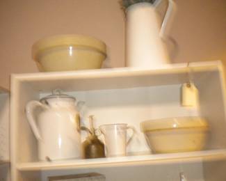 Crockery and enamelware