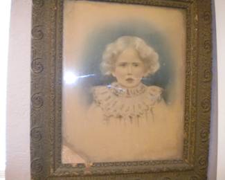 Antique framed photos