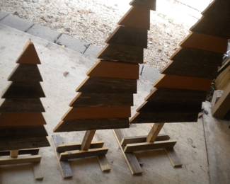 Wooden trees