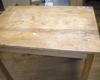 Wood work table