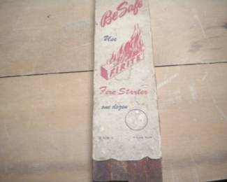 Vintage fire starters