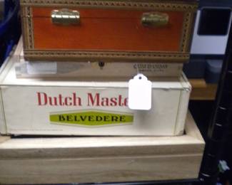 Wooden cigar boxes