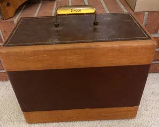 Singer Sewing Machine in Case