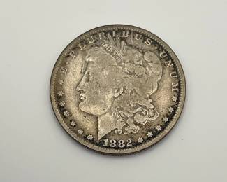 1882-O US Morgan Silver Dollar