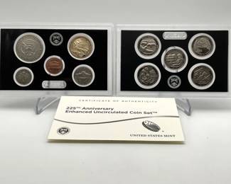2017 US Mint 225th Anniversary Enhanced Uncirculated Coin Set