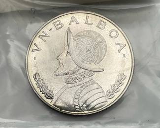 1972 Panama Silver One Balboa